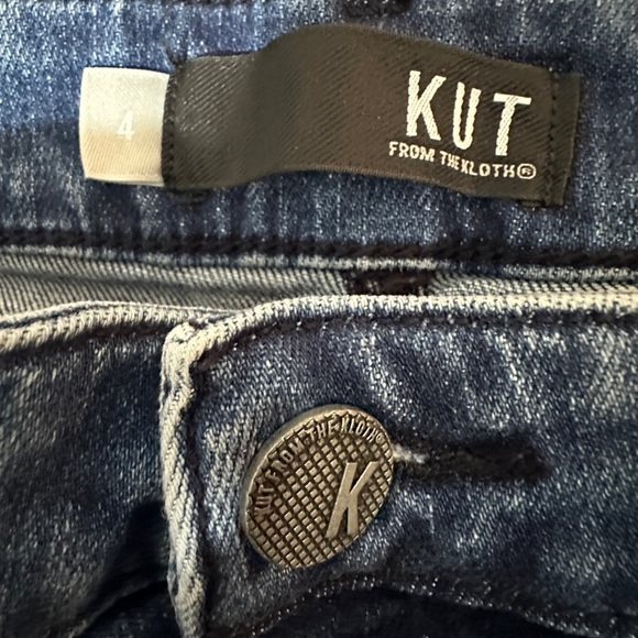 KUT From The Kloth Meghan High Rise Ankle Cigarette Jeans Size 4 - Picture 5 of 7